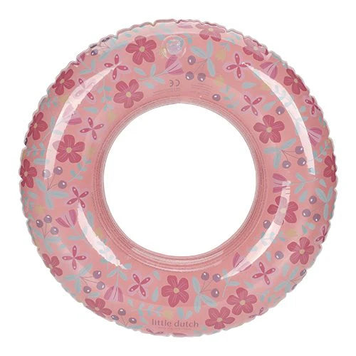 LITTLE DUTCH Schwimmring - Pink Flowers