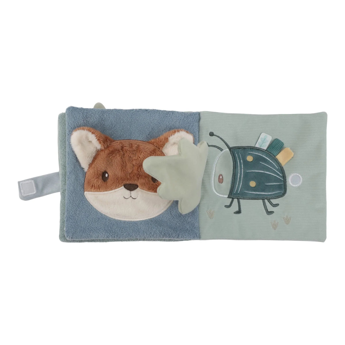LITTLE DUTCH Stoffbuch - blau - Forest Friends