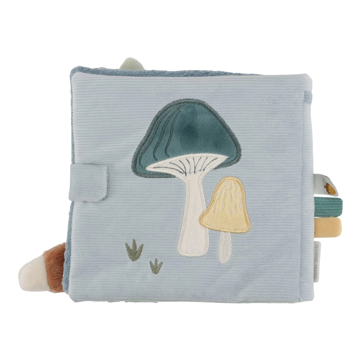 LITTLE DUTCH Stoffbuch - blau - Forest Friends