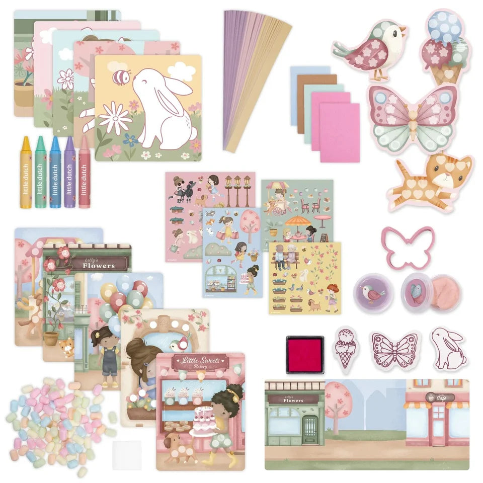 LITTLE DUTCH Bastelbox - Essentials - Rosa