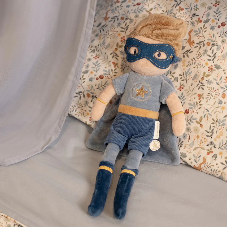LITTLE DUTCH Kuschelpuppe - Superheld - Jim