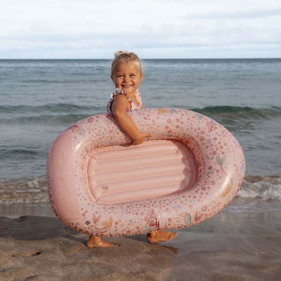 LITTLE DUTCH aufblasbares Boot - Meerjungfrau rosa