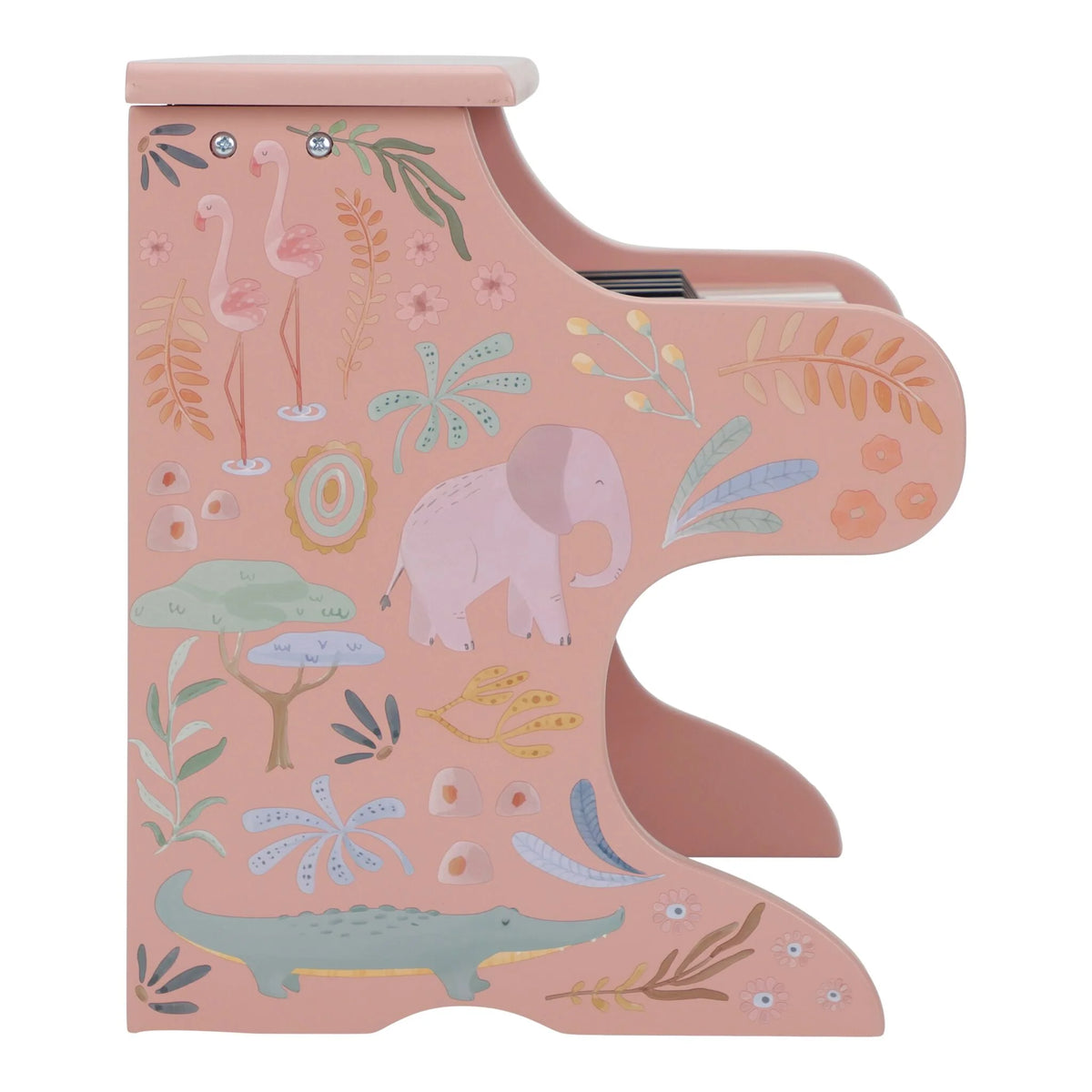 LITTLE DUTCH Holz Klavier - Rosa - Safari Friends