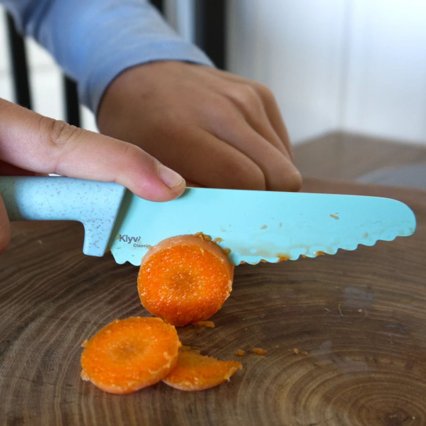 SKÅGFÄ buntes Schneidemesser Kindermesser personalisierbar