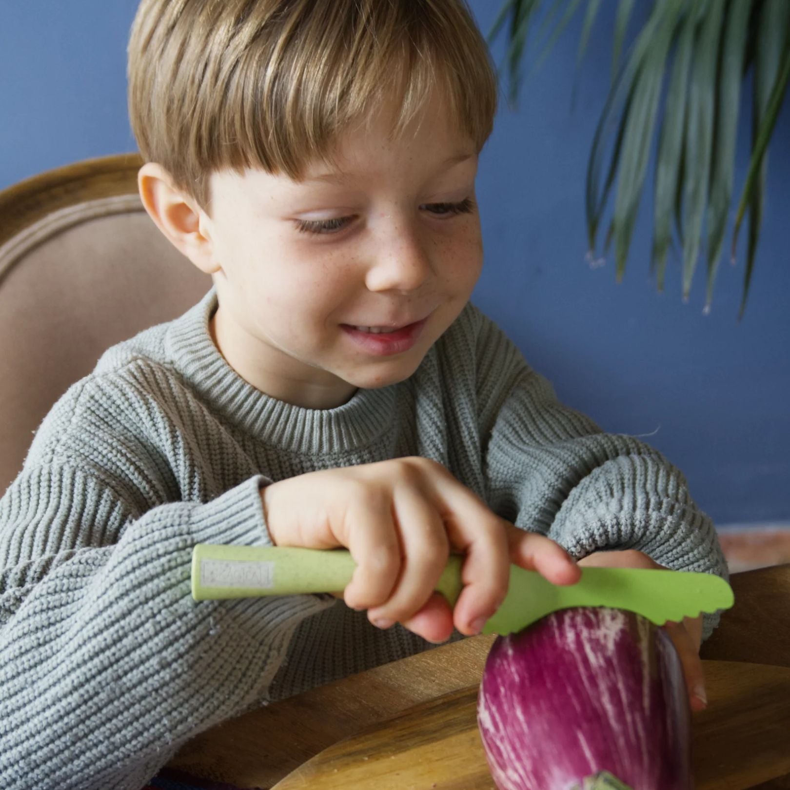 SKÅGFÄ buntes Schneidemesser Kindermesser personalisierbar