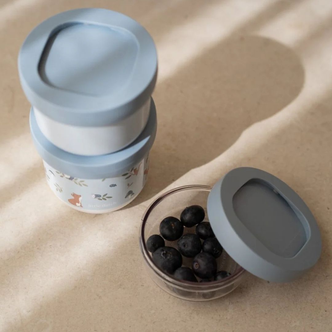 MEPAL x Little Dutch Snackbox stapelbar 3-teilig personalisiert