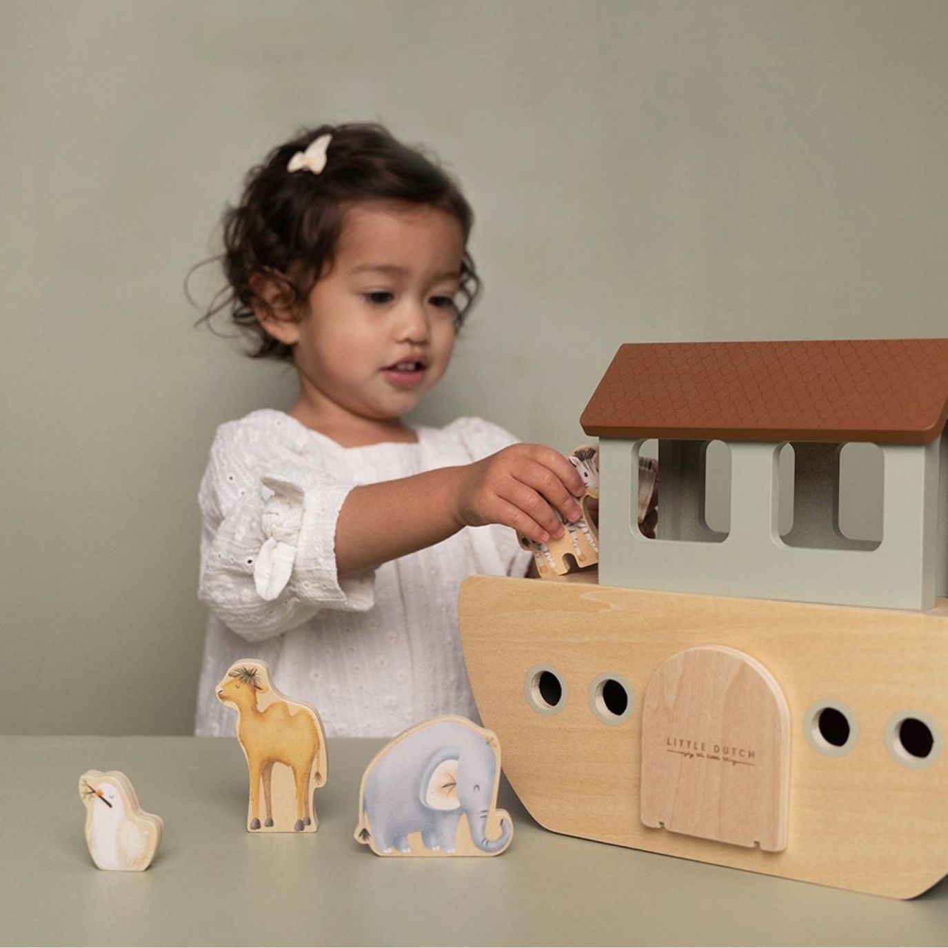 LITTLE DUTCH Holz Spielset Arche Noah