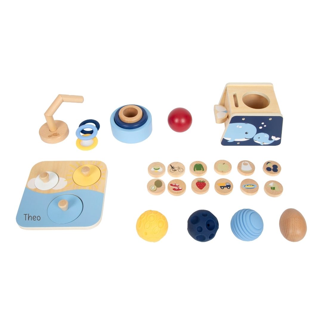 SMALL FOOT Baby-Box - 10 - 12 Monate „Ordnen & Sortieren“