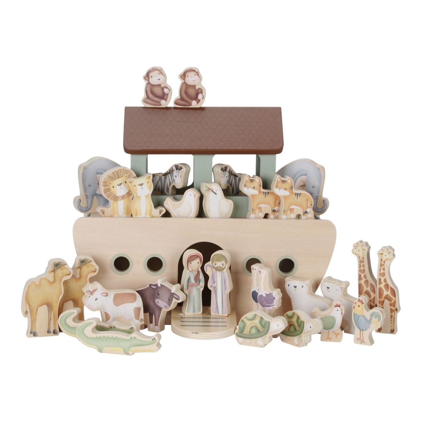 LITTLE DUTCH Holz Spielset Arche Noah