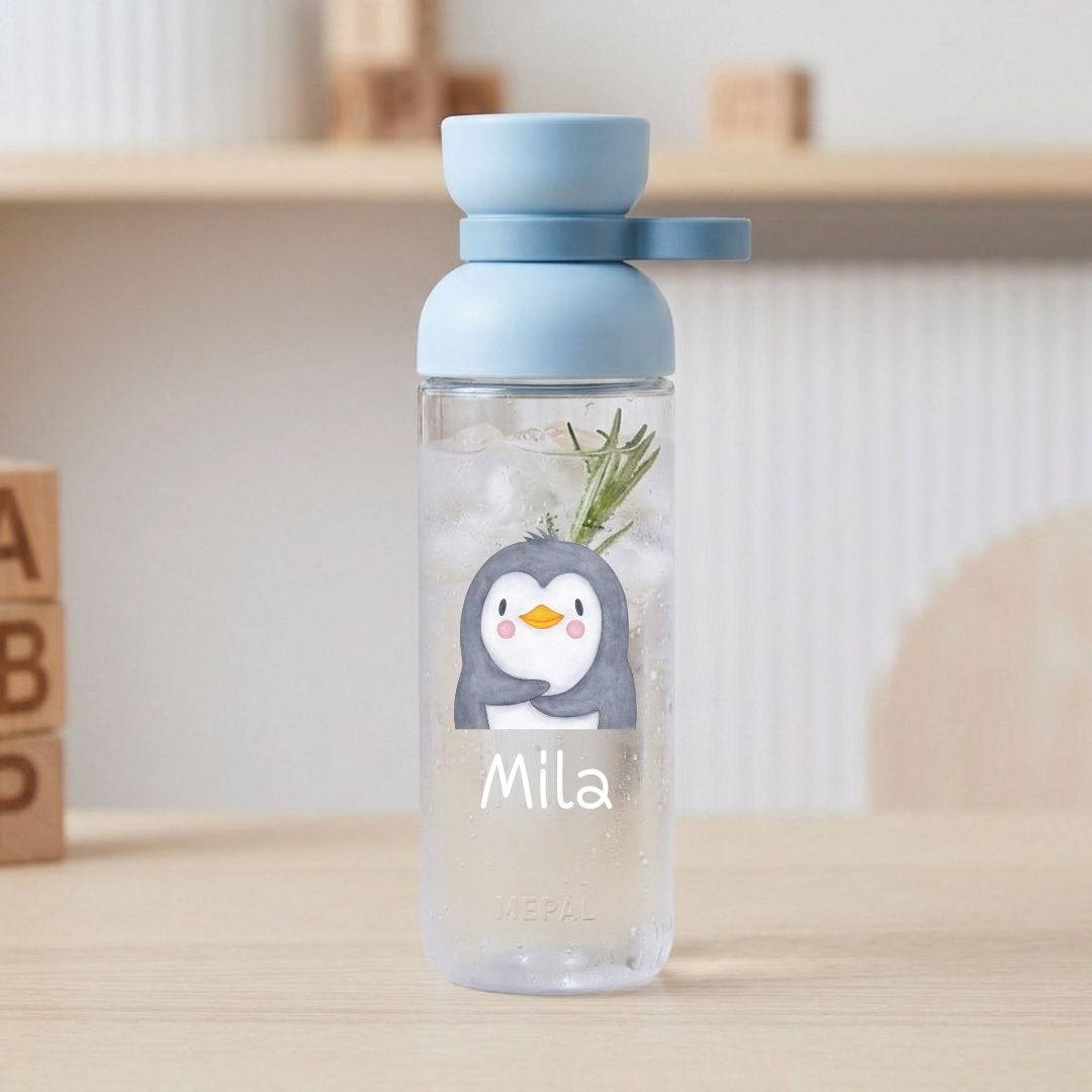 MEPAL Kinder Trinkflasche Vita personalisiert - Tier Aquarell