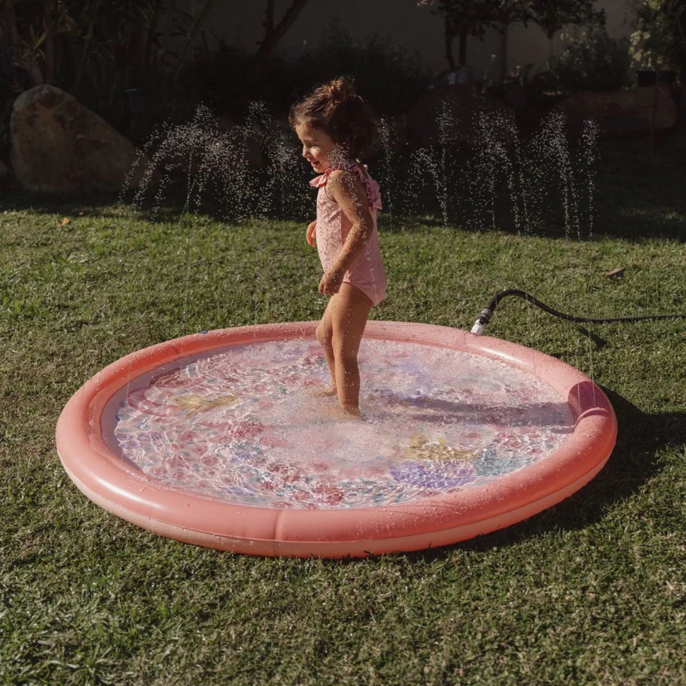 LITTLE DUTCH Wasserspielmatte - Meerjungfrau rosa
