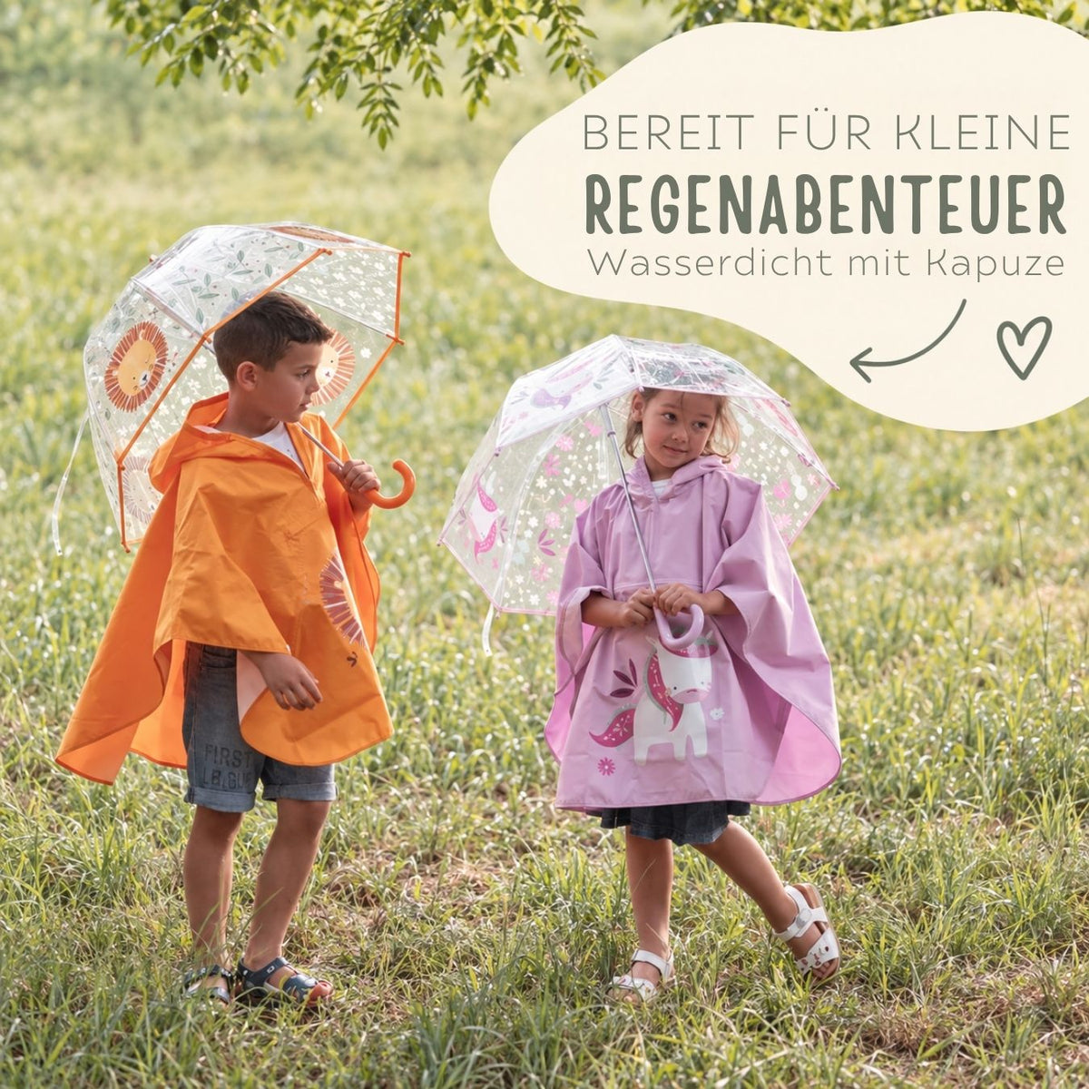 SASSI Kinder Regencape personalisiert