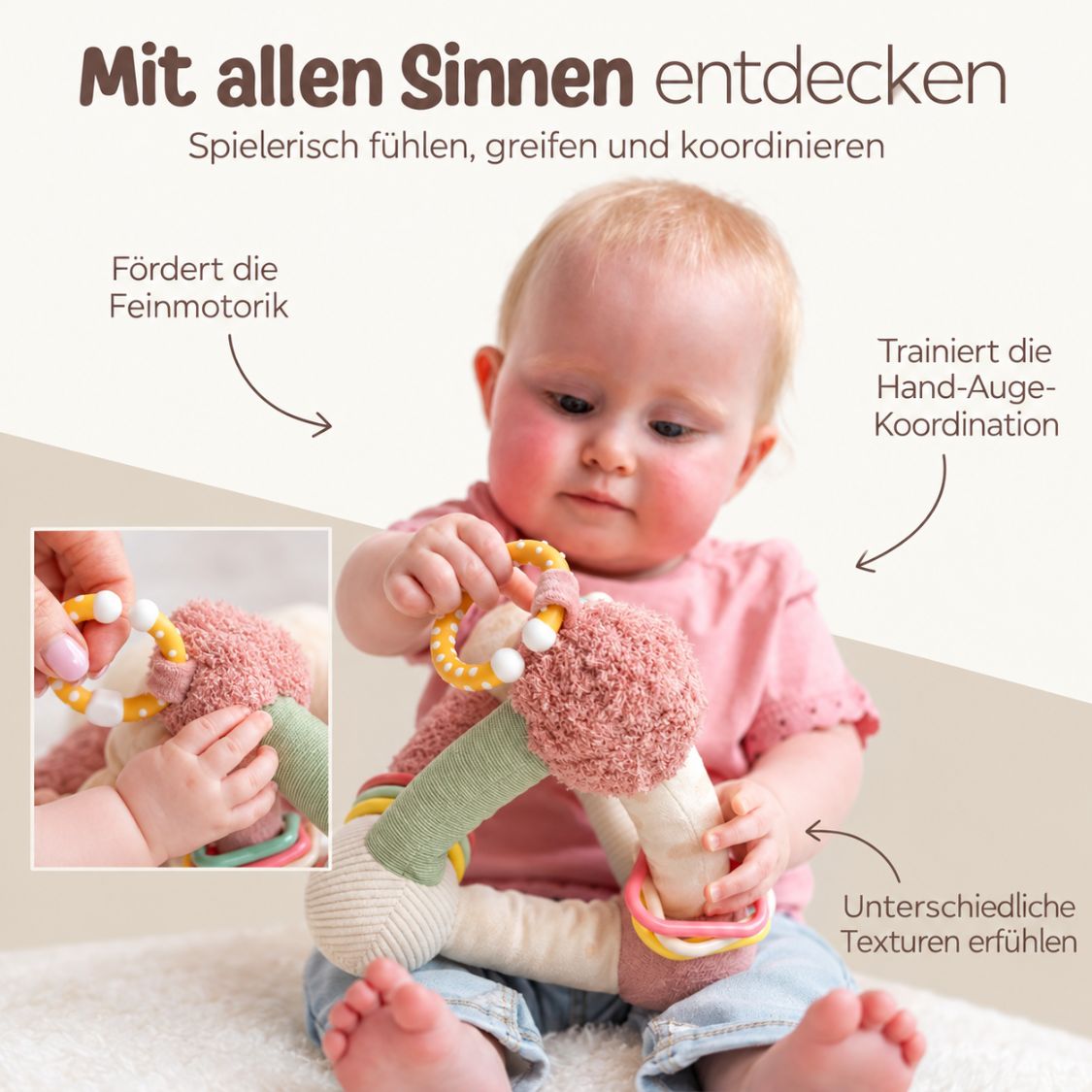 NATTOU Weiche Activity Pyramide personalisiert