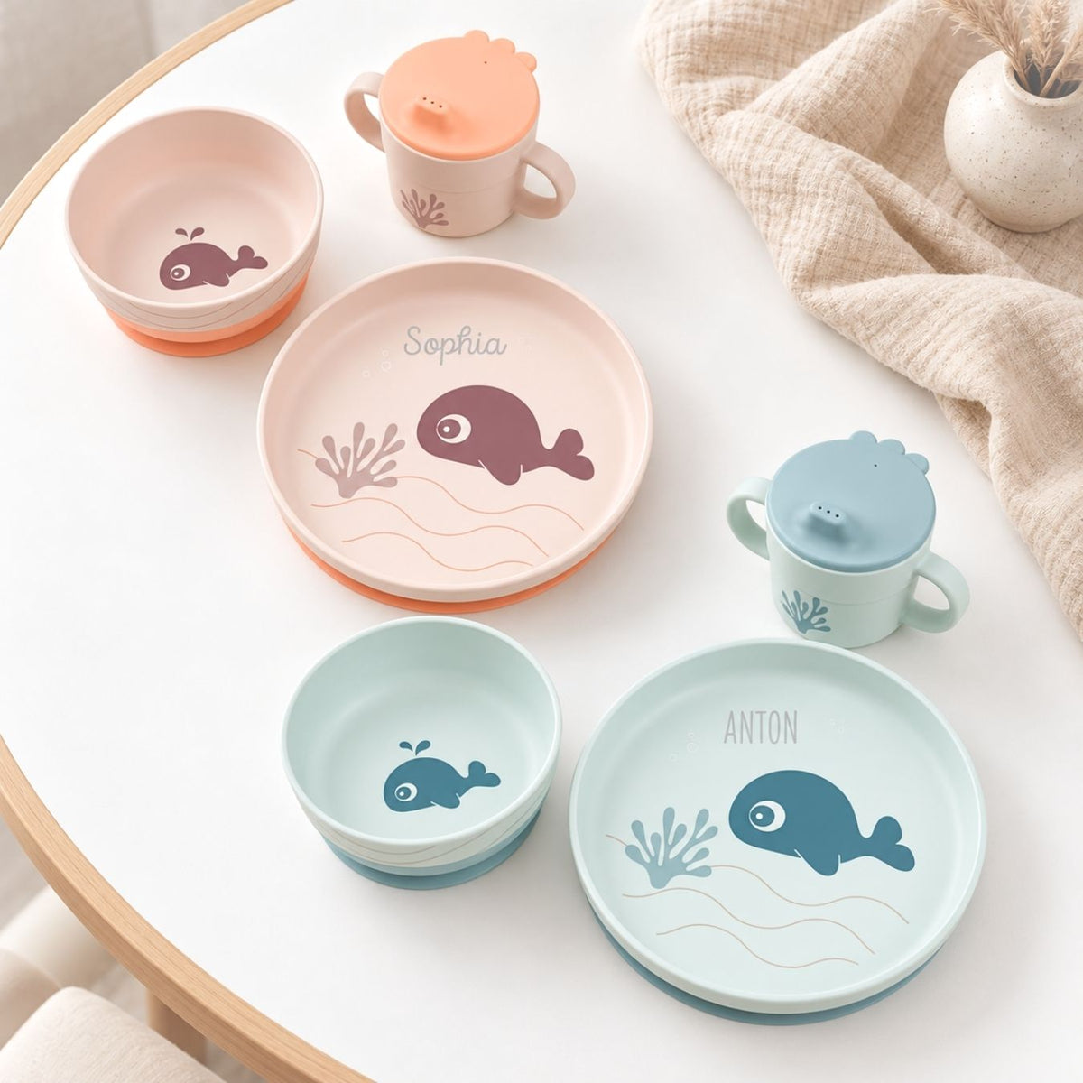 DONEBYDEER Geschirrset personalisiert - Foodie - Wally