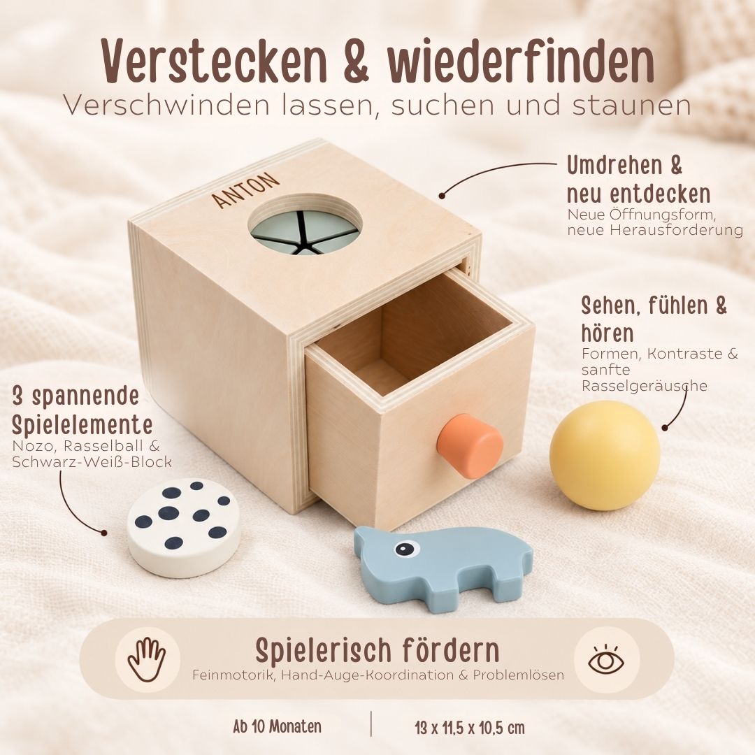 DONEBYDEER Versteckbox personalisiert - Farbmix