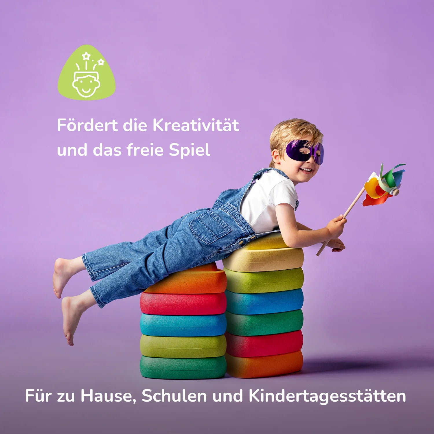 NATTOU Blocky Balance Spielsteine 6er Set