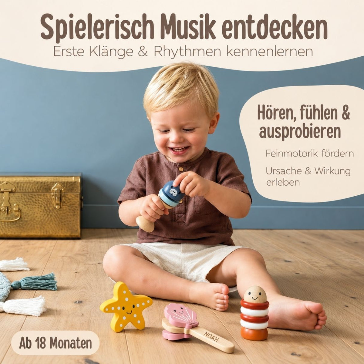 SPEEDY MONEKY Musikset Ozean personalisiert
