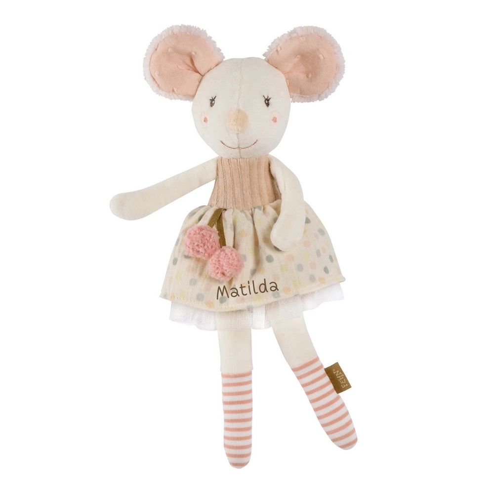 FEHN Kuscheltier personalisiert - Maus