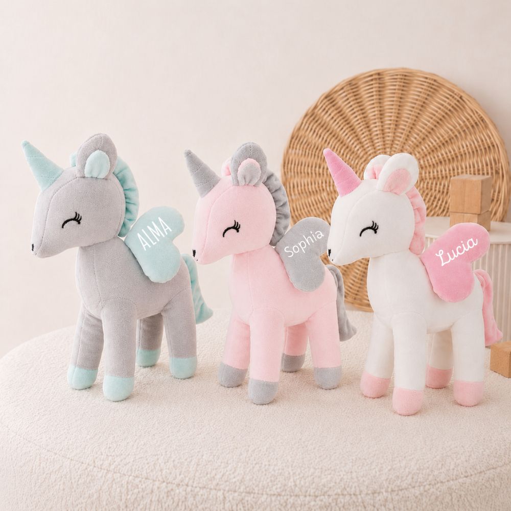 Einhorn Kuscheltier personalisiert