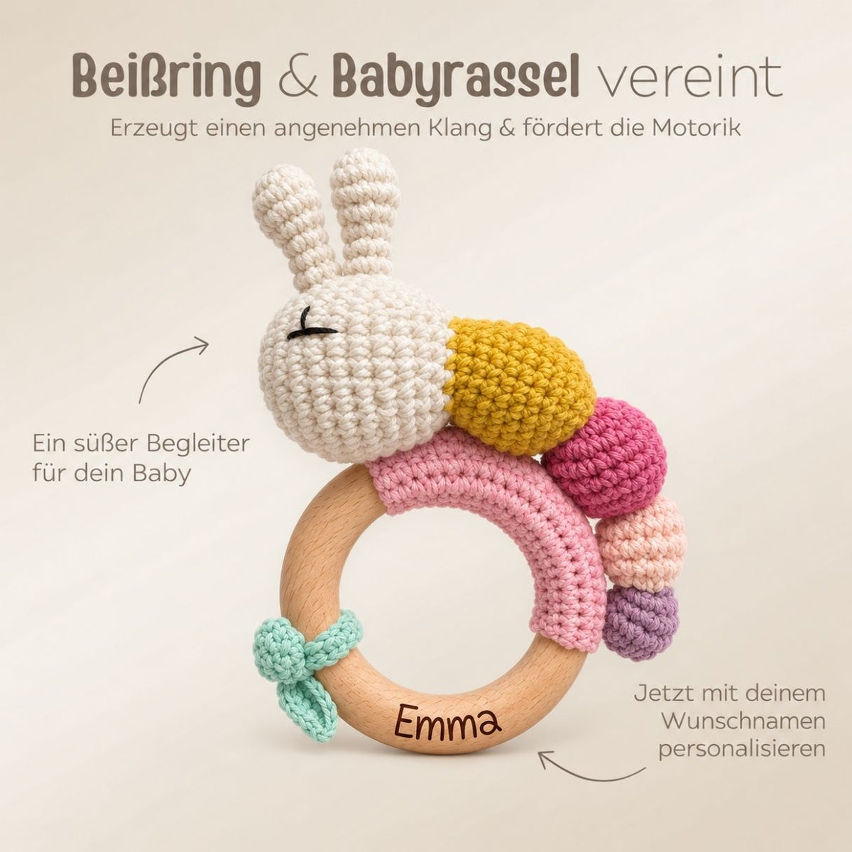 Greifling Raupe personalisiert