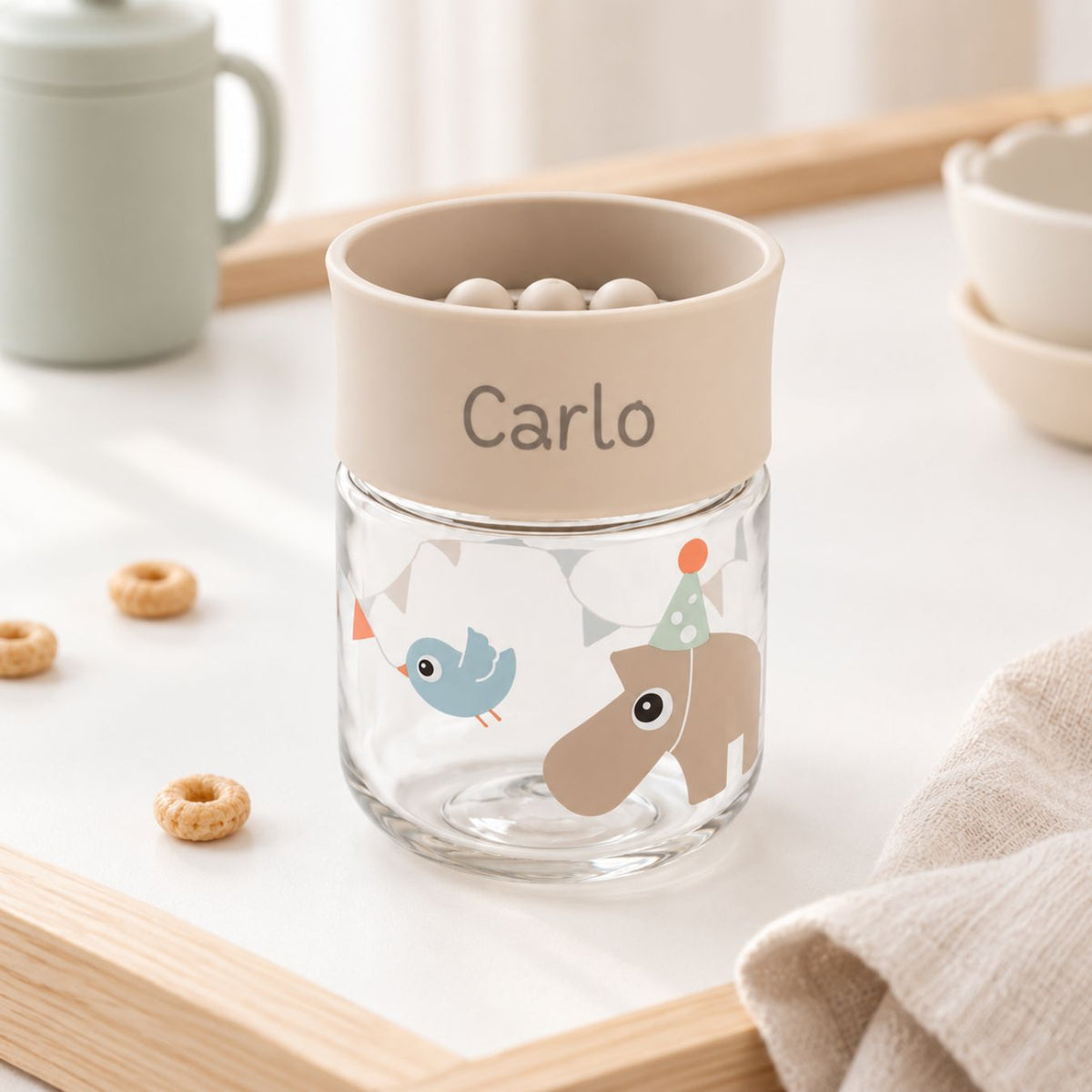 DONEBYDEER Lerntasse 360° personalisiert