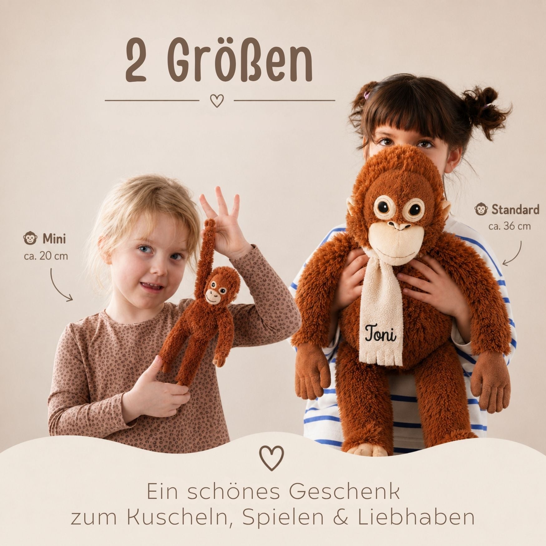 IKEA Kuscheltier personalisiert - Affe