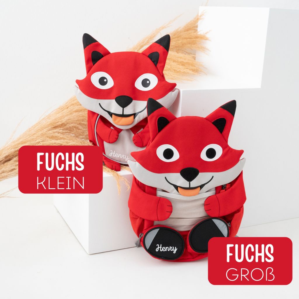 AFFENZAHN Rucksack personalisiert