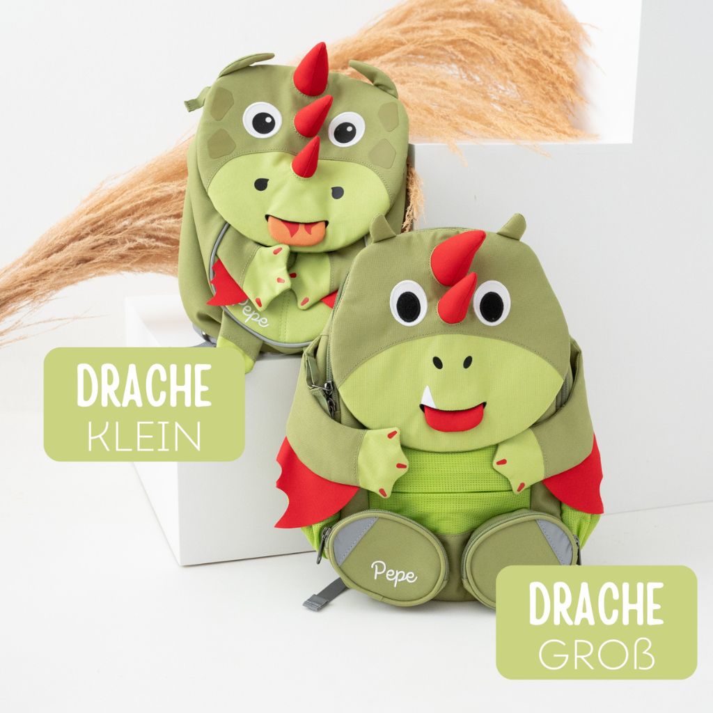 AFFENZAHN Rucksack personalisiert