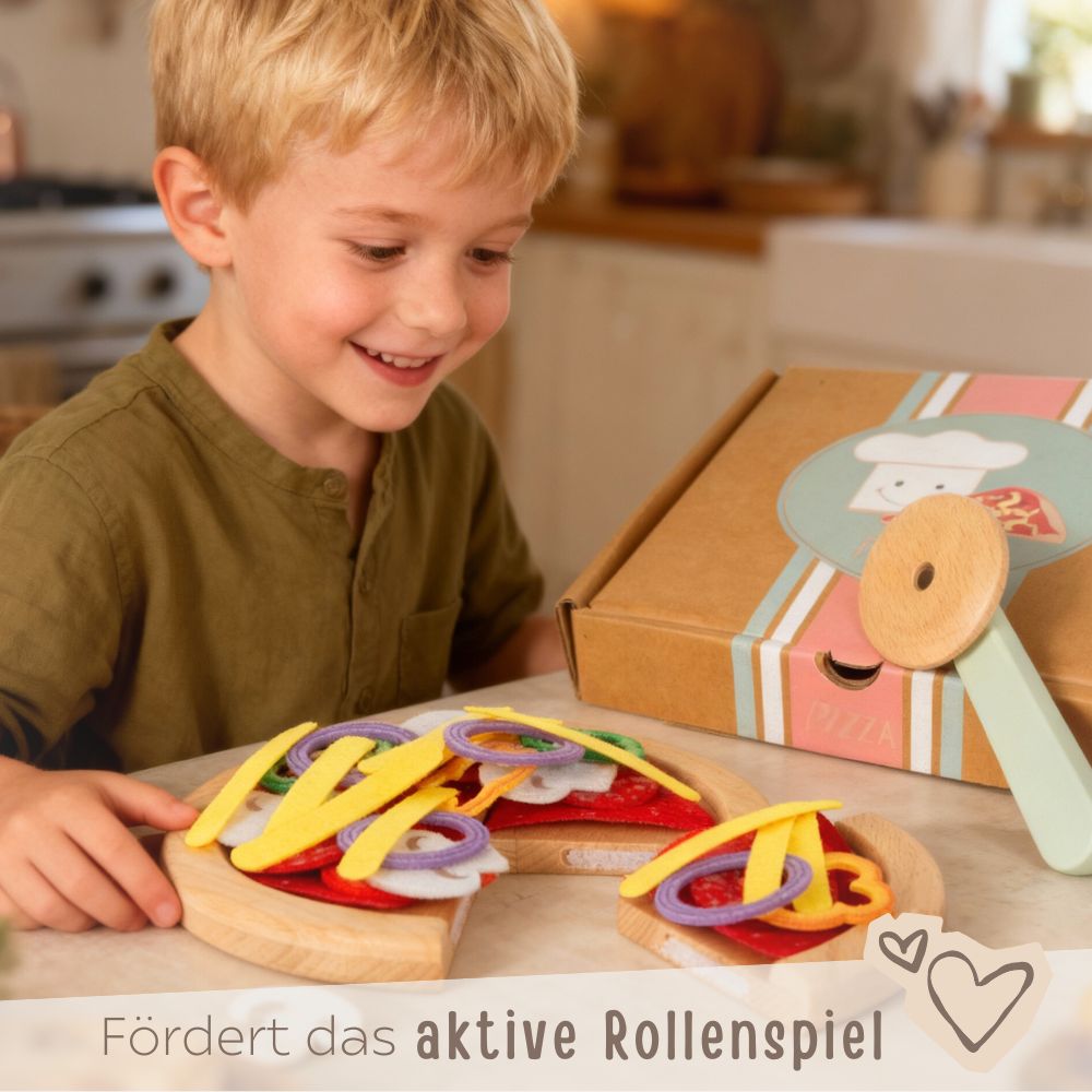 SMALL FOOT Pizza-Set