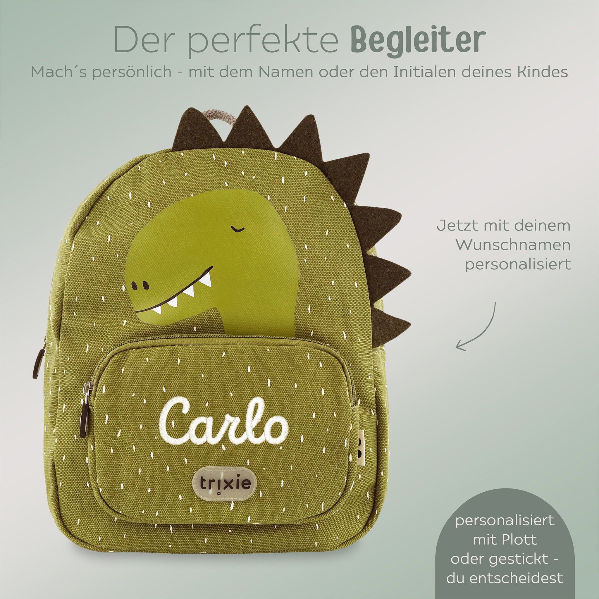 TRIXIE Kindergartenrucksack personalisiert - Tiere