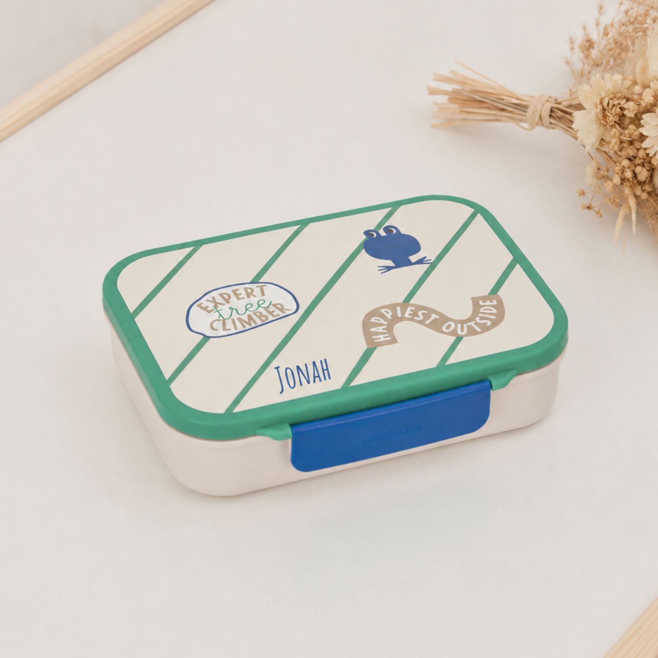 LÄSSIG Bento Brotdose personalisiert - Happy Trails