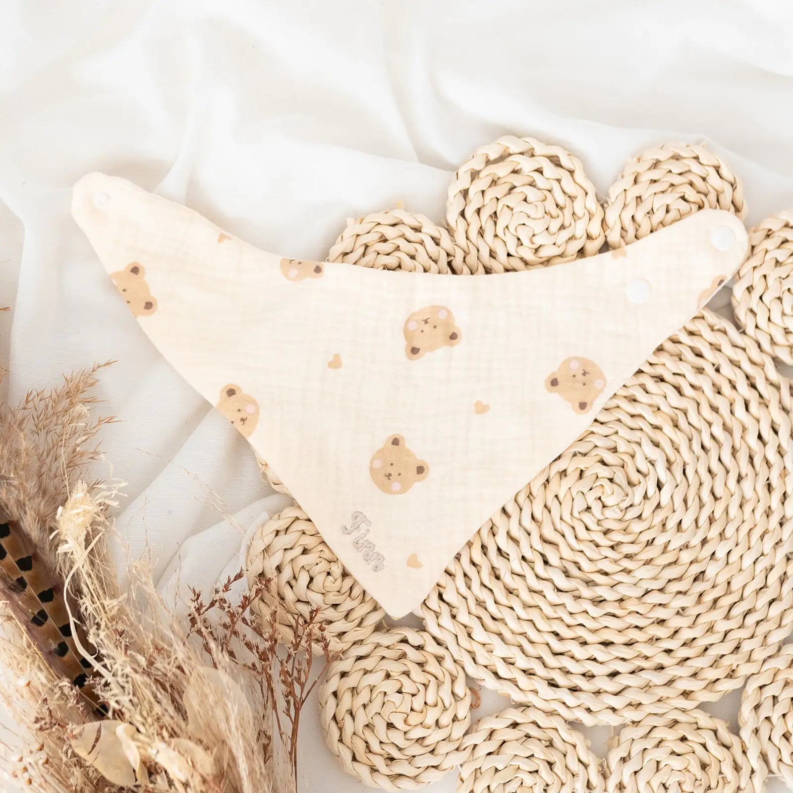 Baby/Kinder Halstuch personalisiert Lätzchen - wunderwunsch