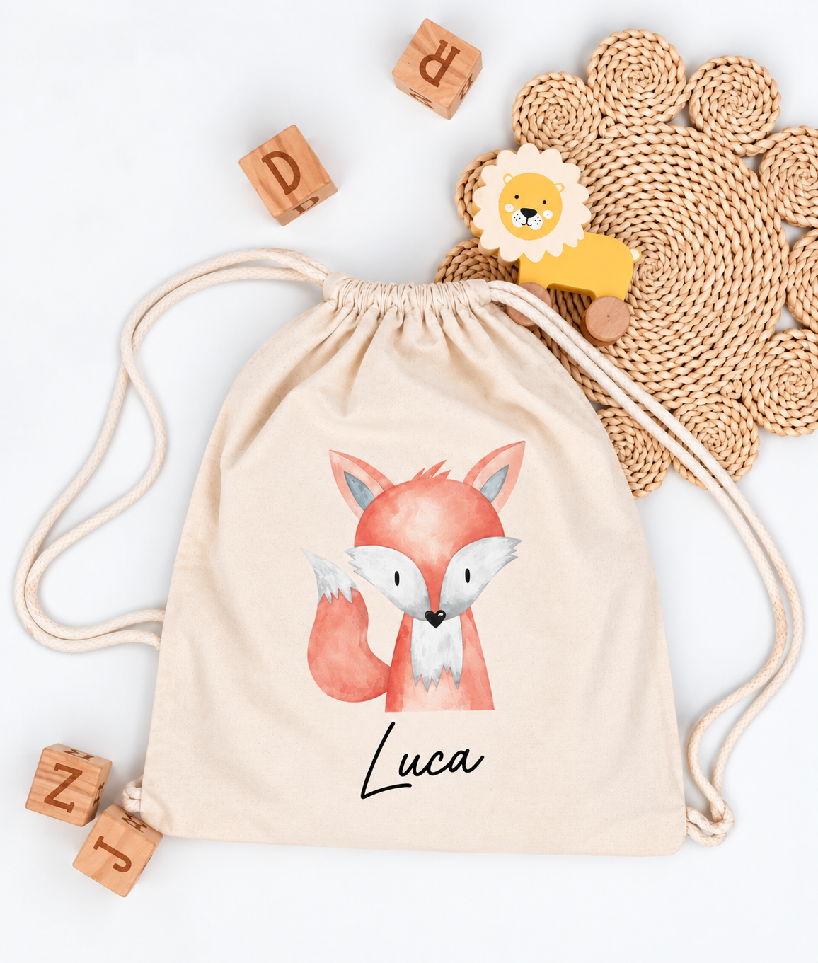 Turnbeutel "Tier" personalisiert