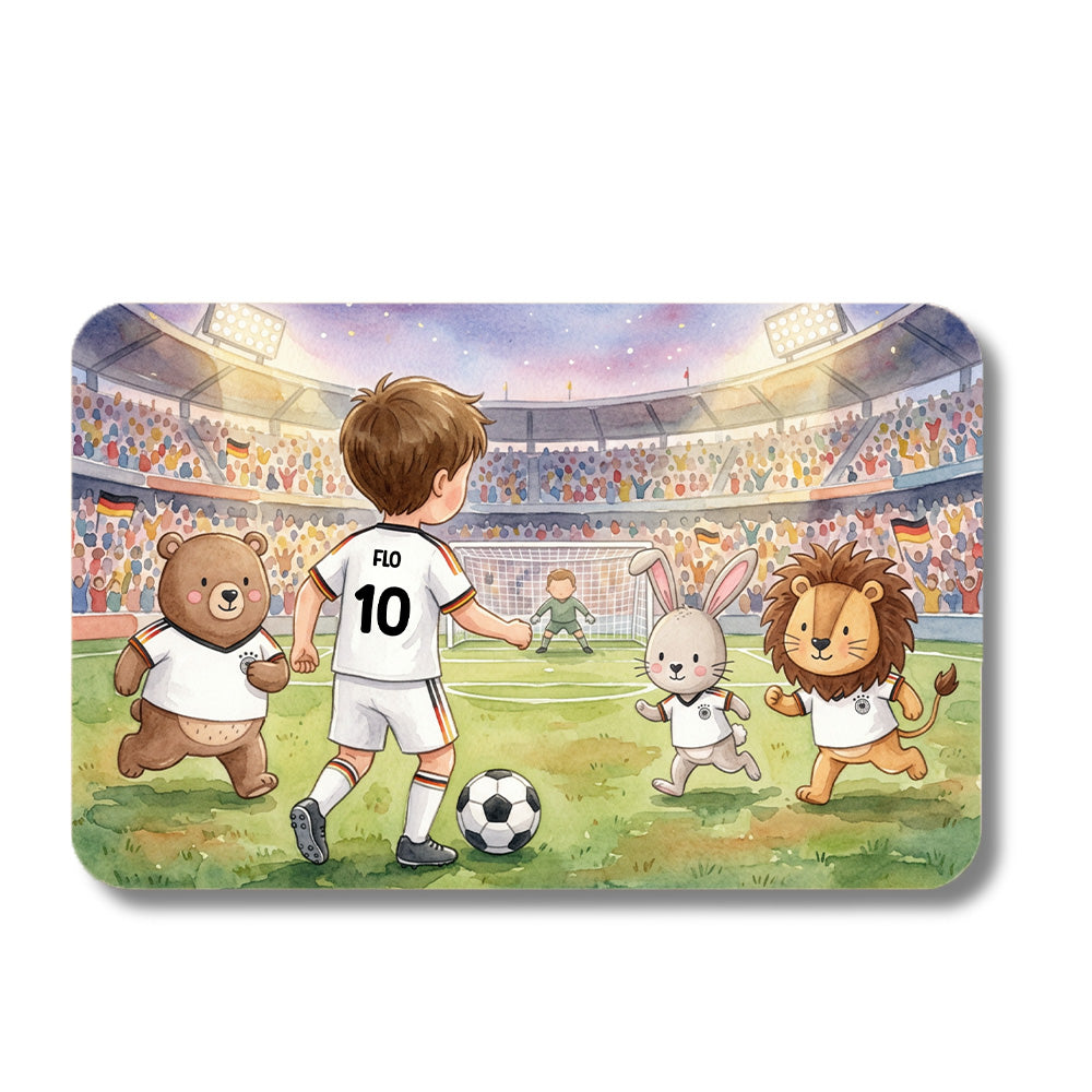 Frühstücksbrettchen personalisiert - WM-Kollektion