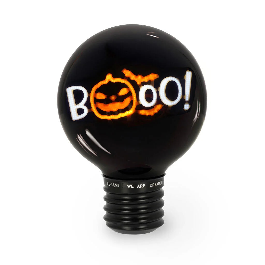 LEGAMI Deko-Tischlampe in Glühbirnenform - Pumpkin Booo - Bulb Fiction
