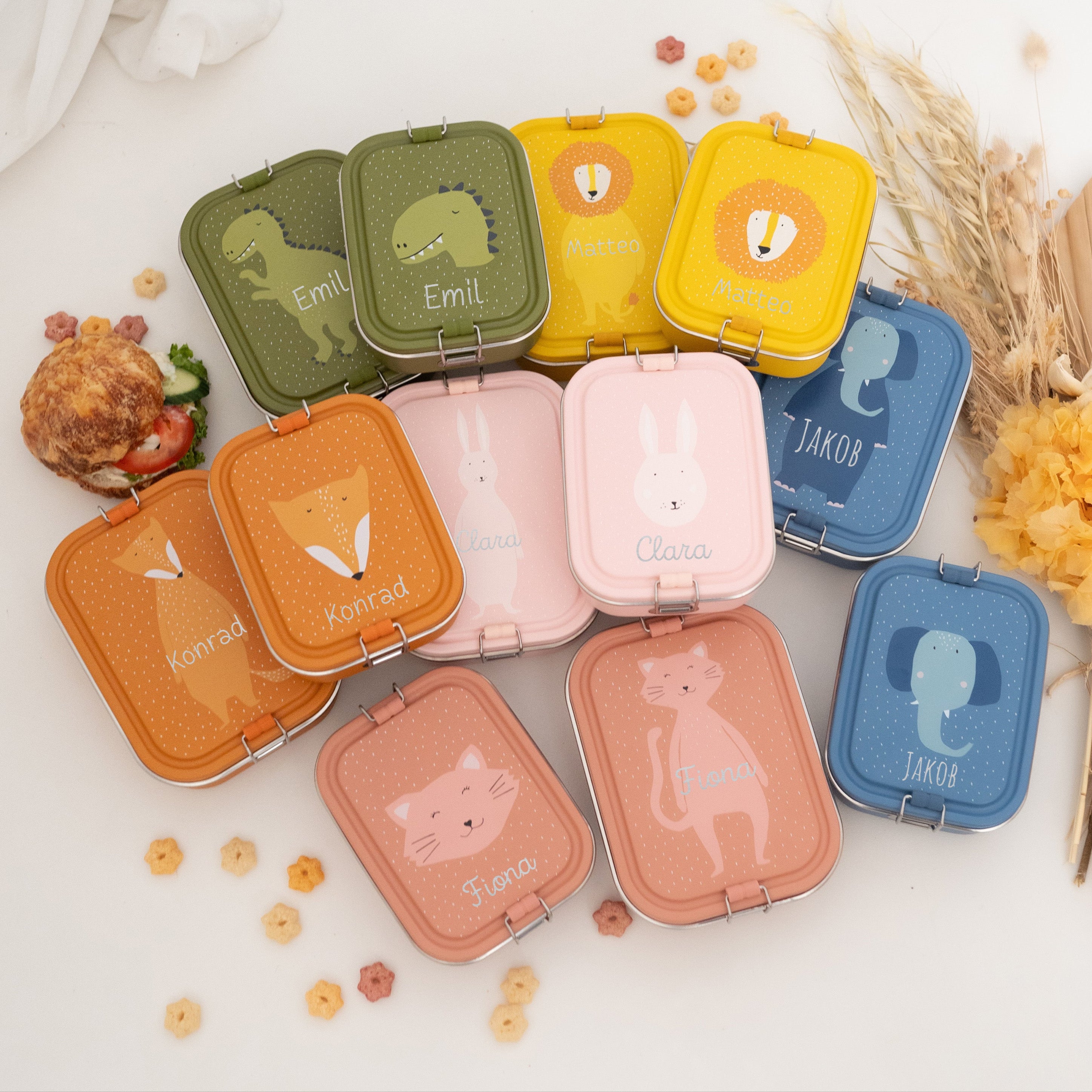 TRIXIE Lunchbox Edelstahl Tier personalisiert