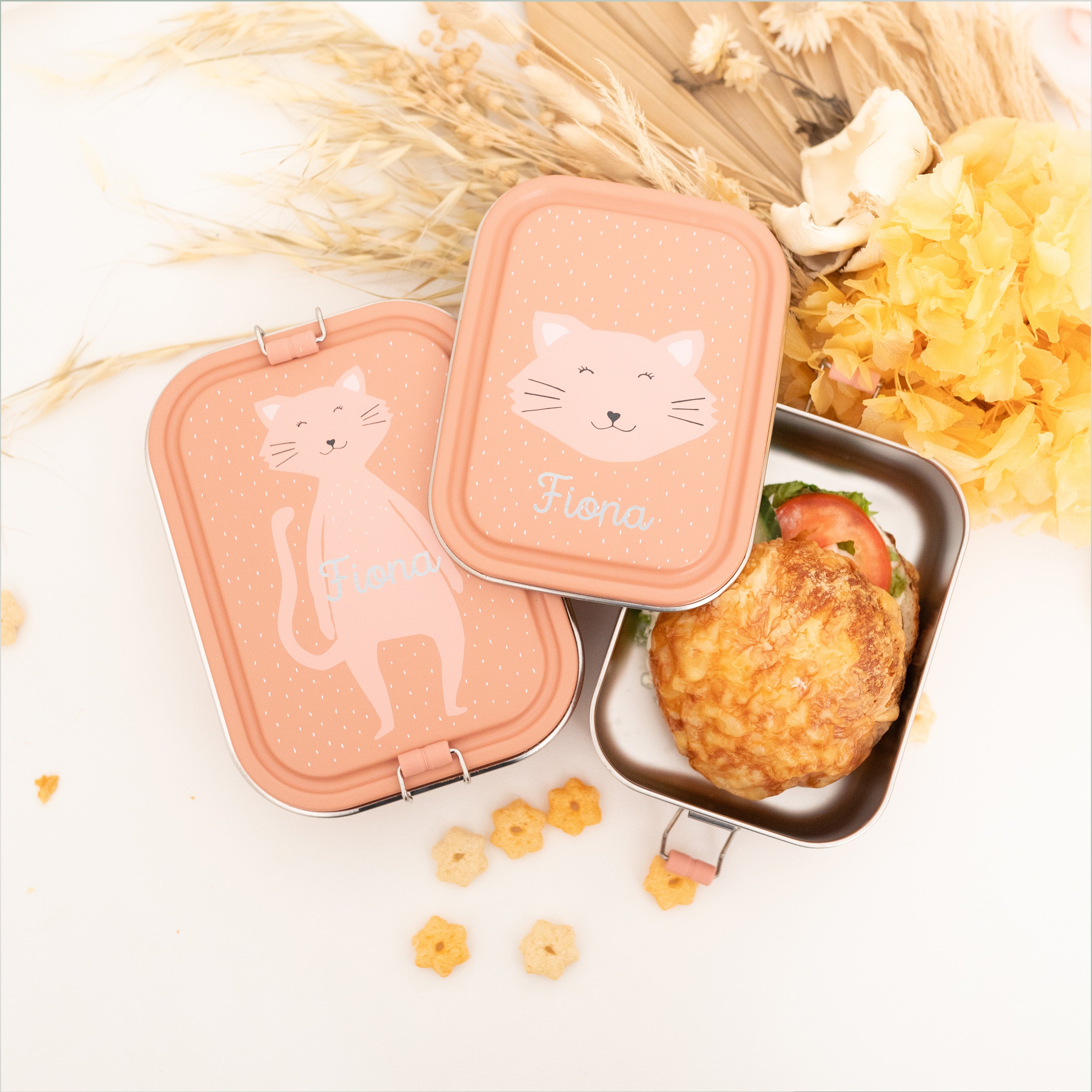 TRIXIE Lunchbox Edelstahl Tier personalisiert