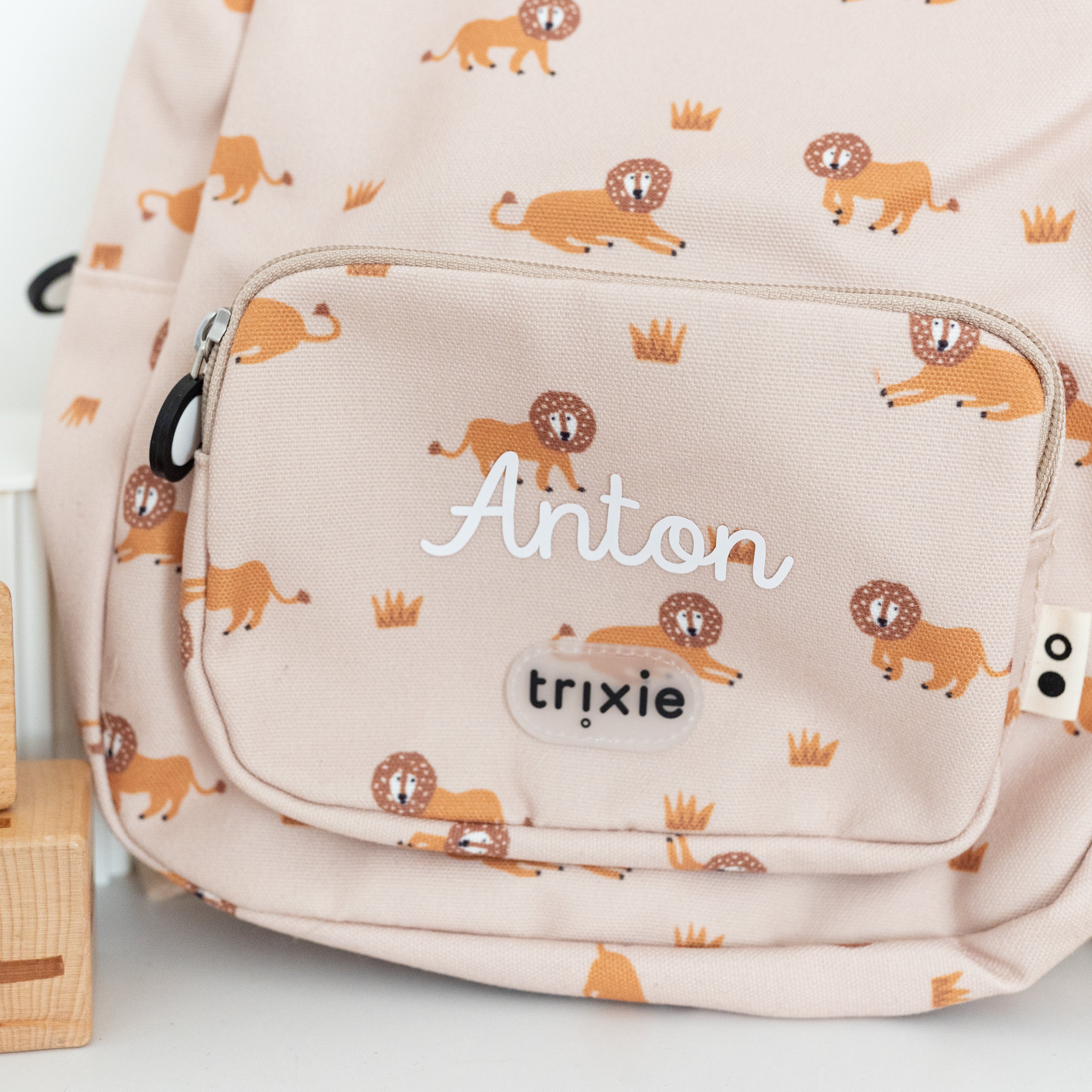 TRIXIE Rucksack mit Tierprint - personalisierbar