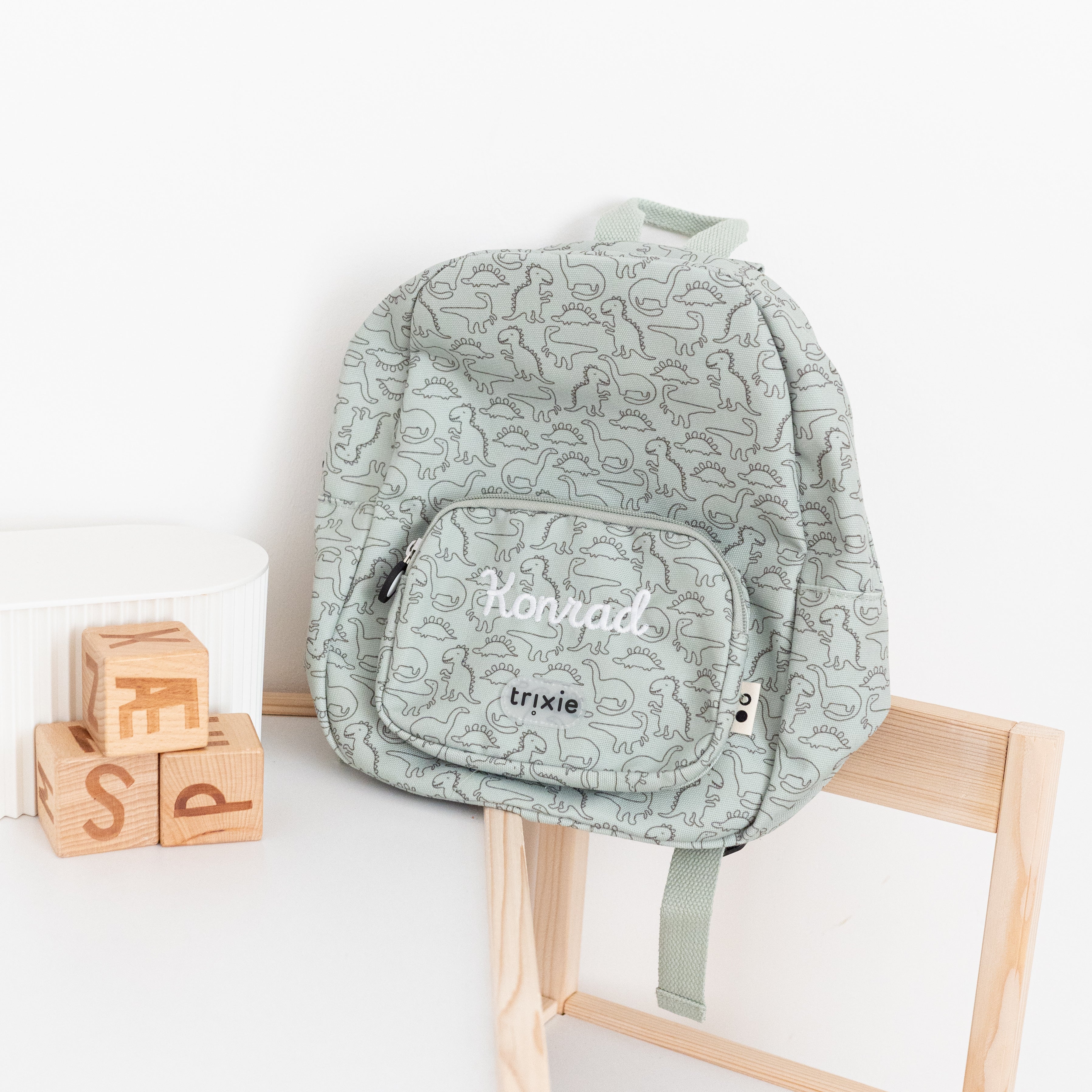 TRIXIE Rucksack mit Tierprint - personalisierbar