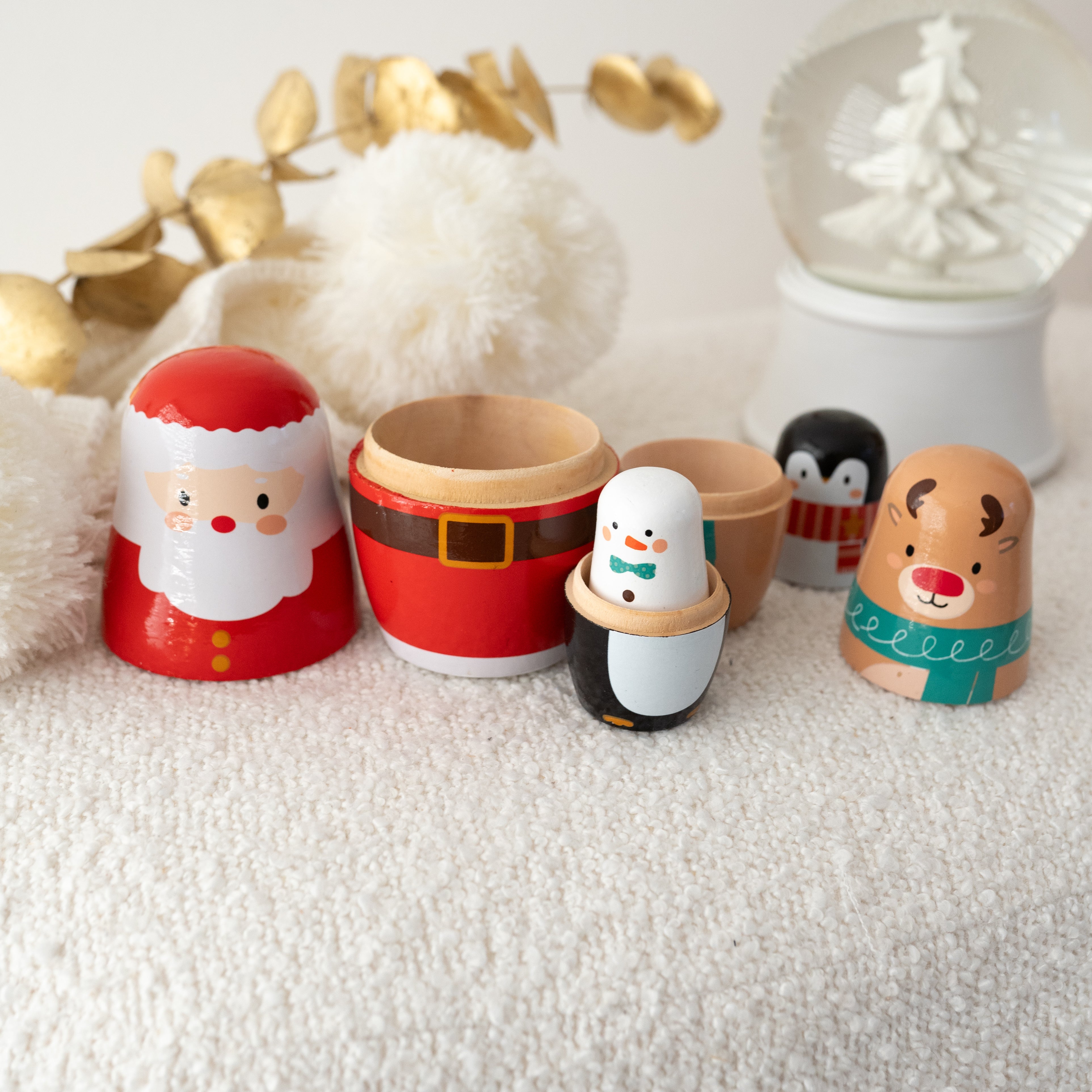 SMALL FOOT Matrjoschka Weihnachten