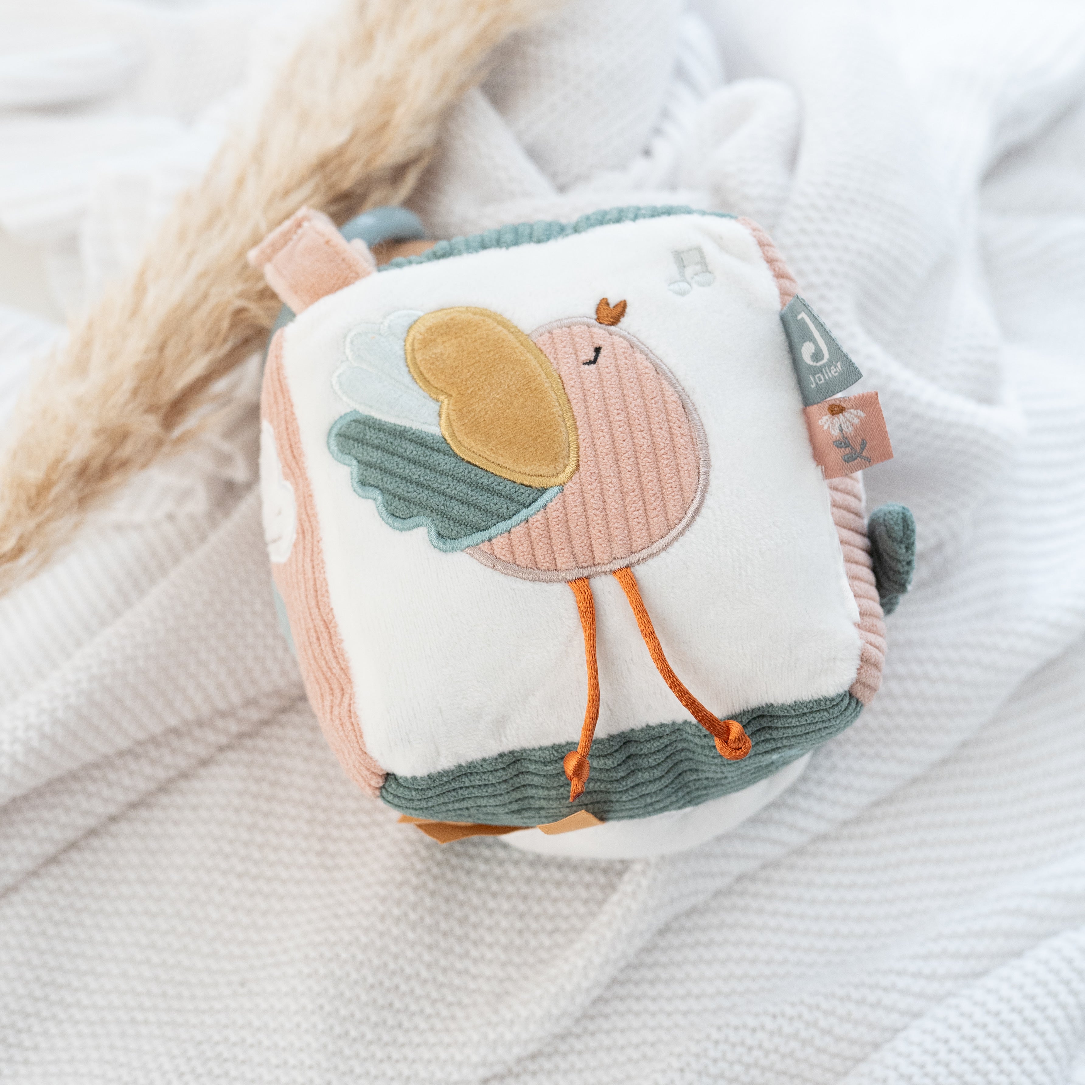 JOLLEIN Activity Stoffwürfel personalisierbar - Fee & Auto