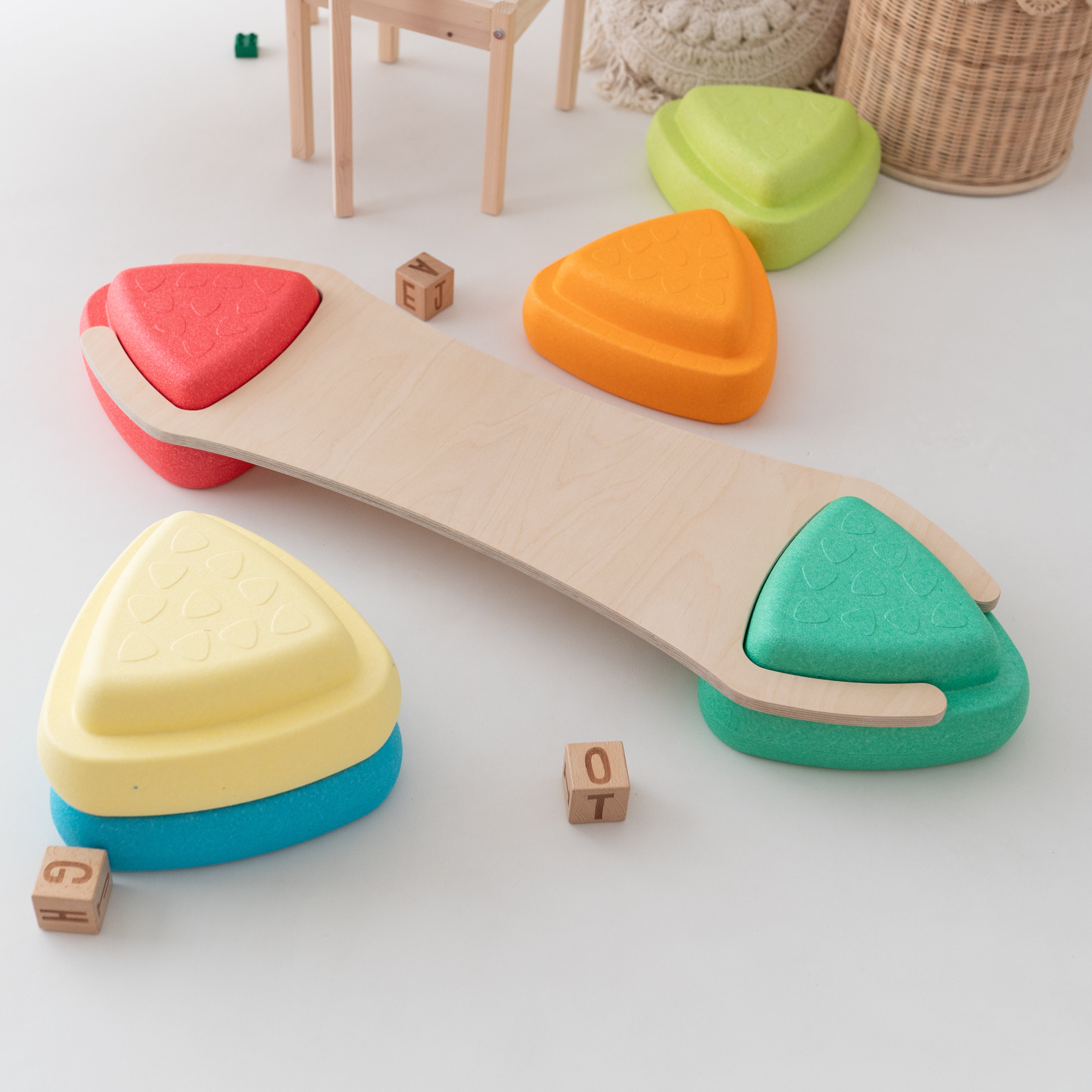 STAPELWELT Abenteuerbrücke für NATTOU Blocky Balance Spielsteine