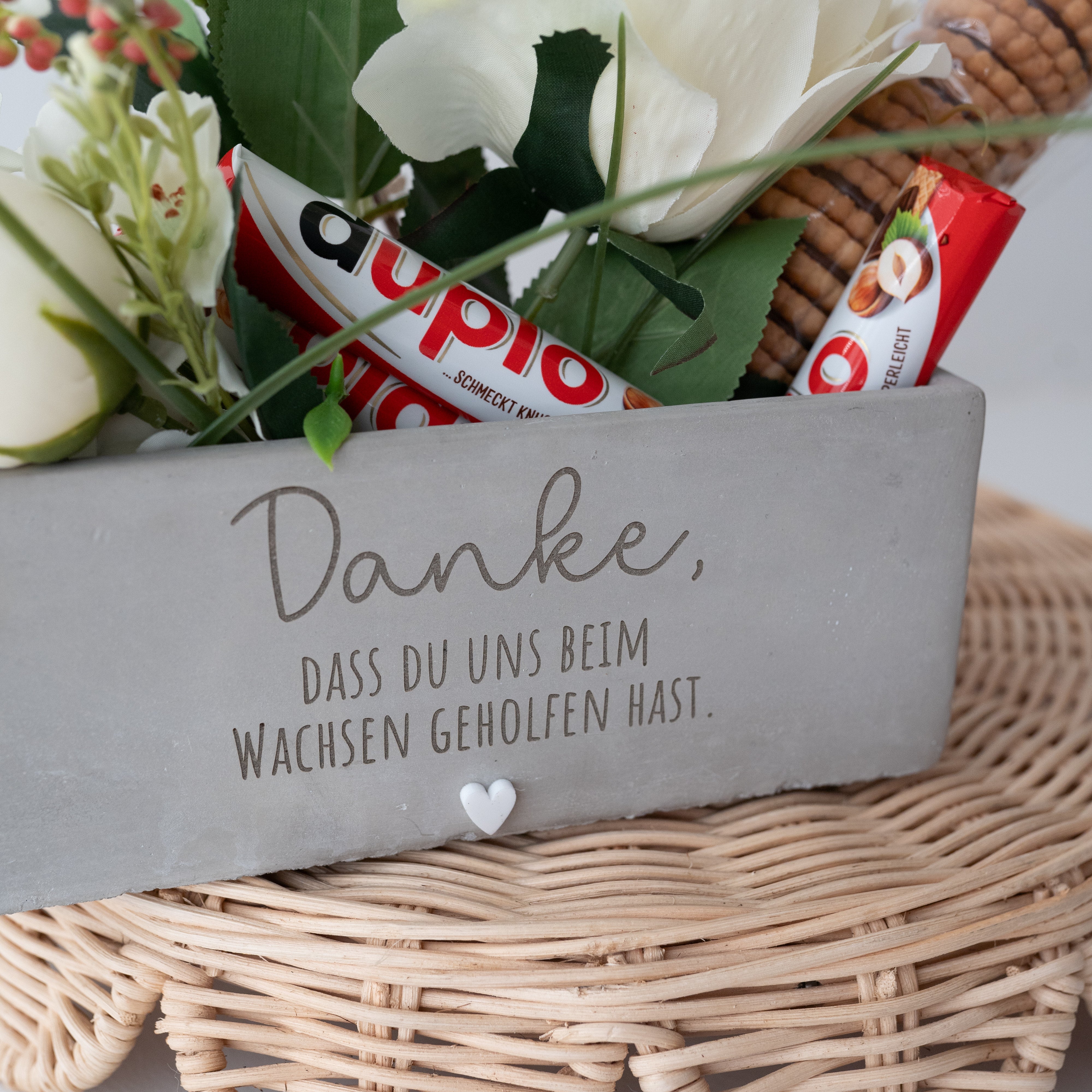 Blumentopf - Danke, dass du beim wachsen geholfen hast