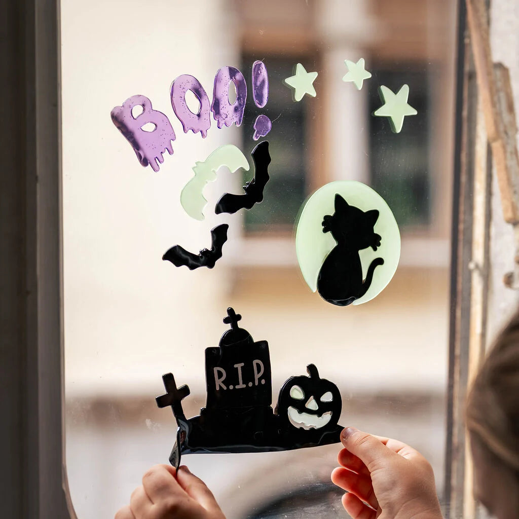 LEGAMI Set mit Gel-Fensteraufklebern - Windo-Glow Katze
