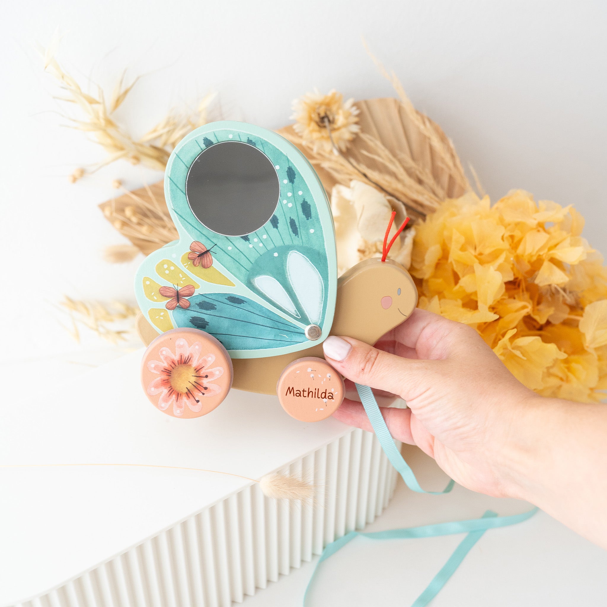 MOULIN ROTY Schmetterling Nachziehtier personalisierbar