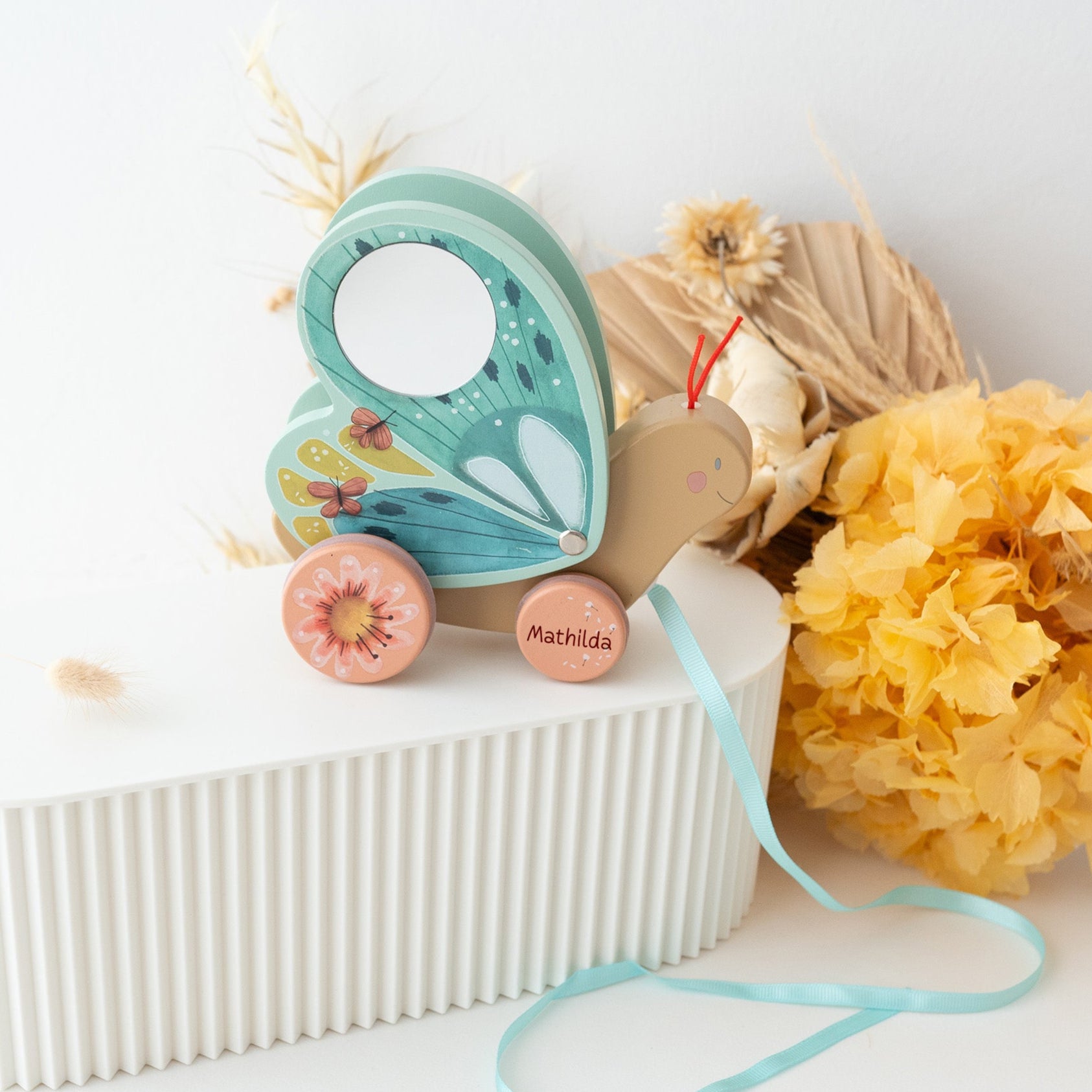 MOULIN ROTY Schmetterling Nachziehtier personalisierbar