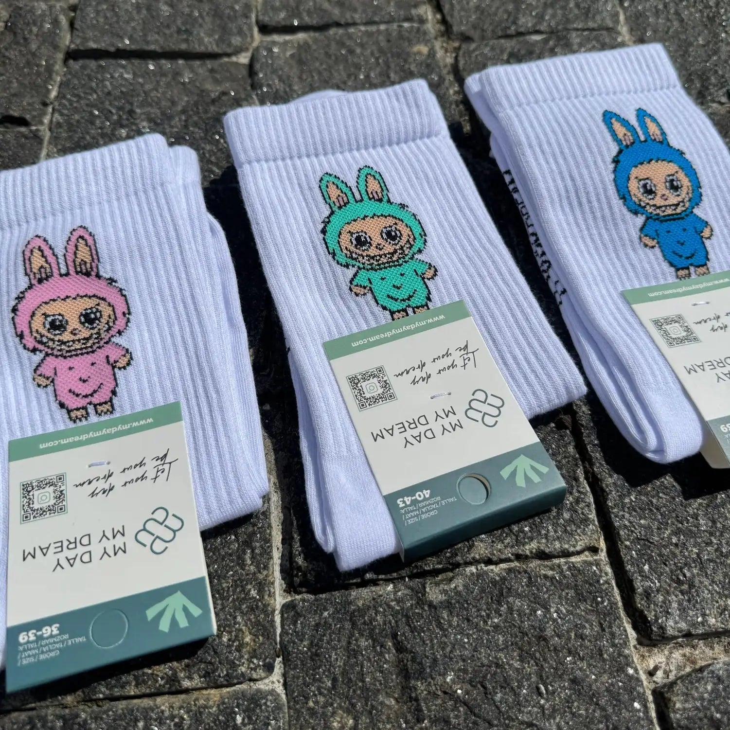 Socken Monster Socken - wunderwunsch