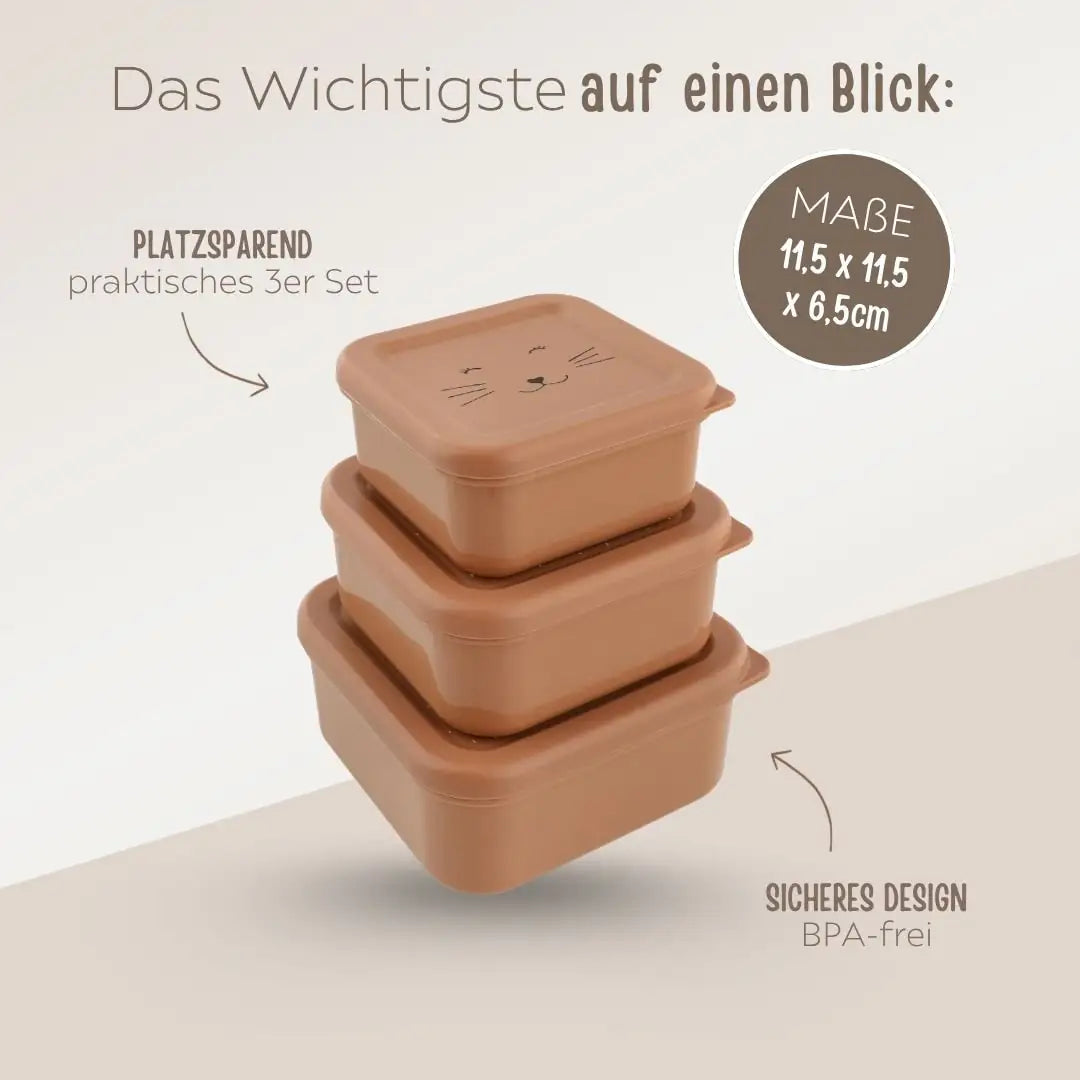 TRIXIE Snackbox 3er Set Brotdose - wunderwunsch
