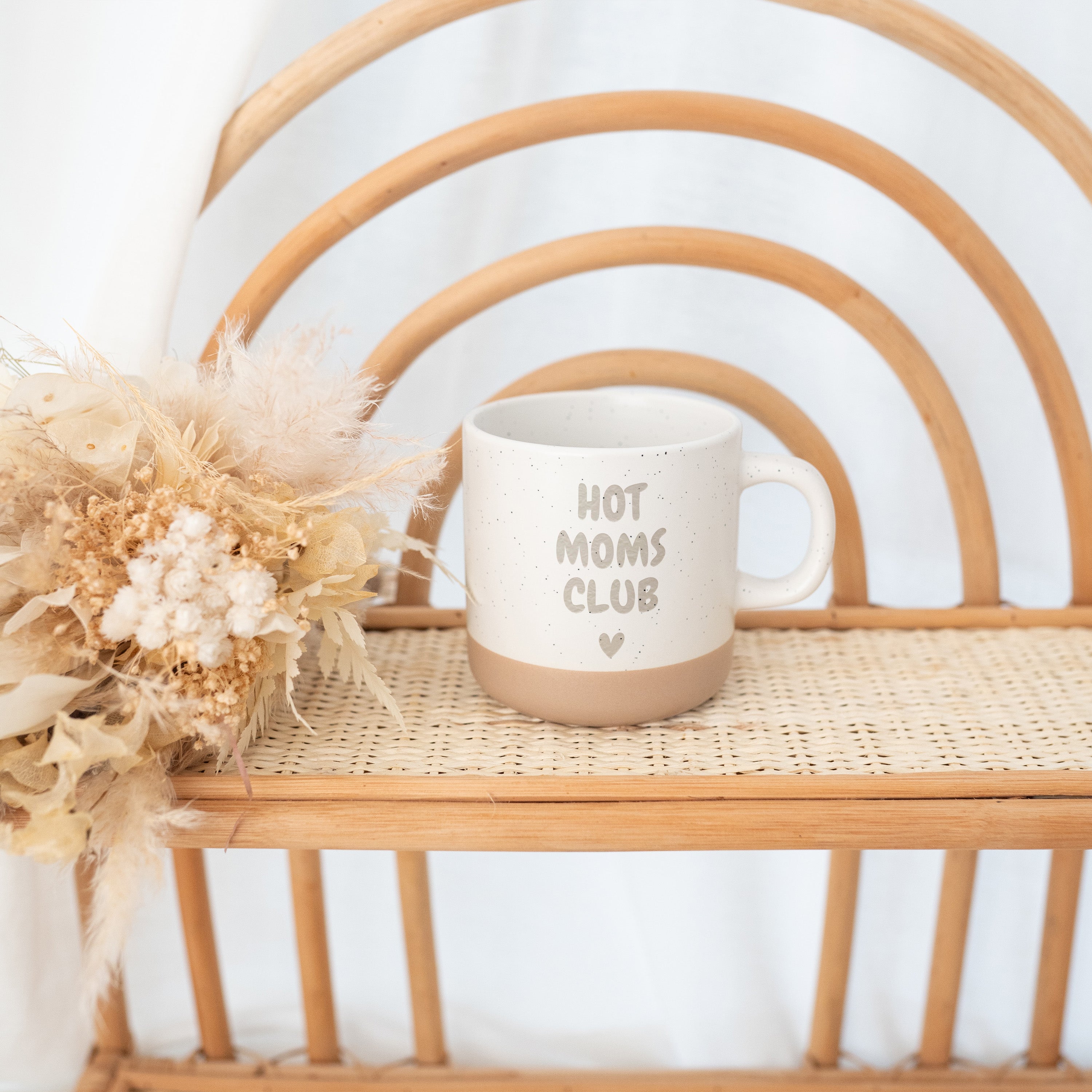 Keramikbecher Steingut - Moms Club