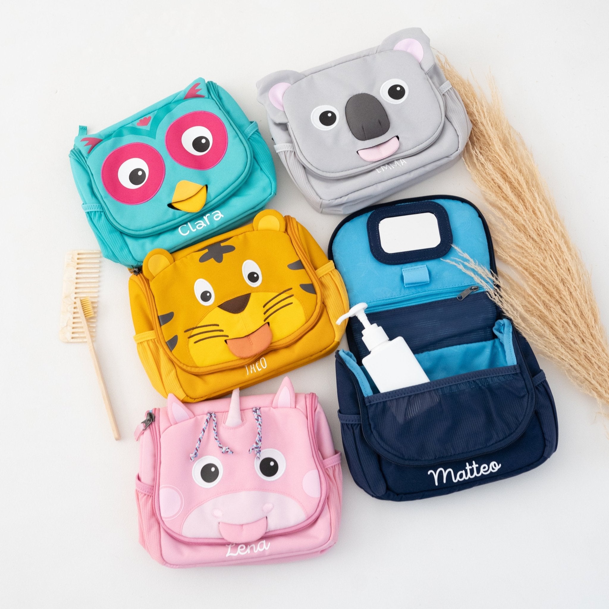 AFFENZAHN Kulturtasche personalisiert - wunderwunsch